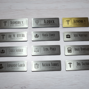 Name Tag Acero